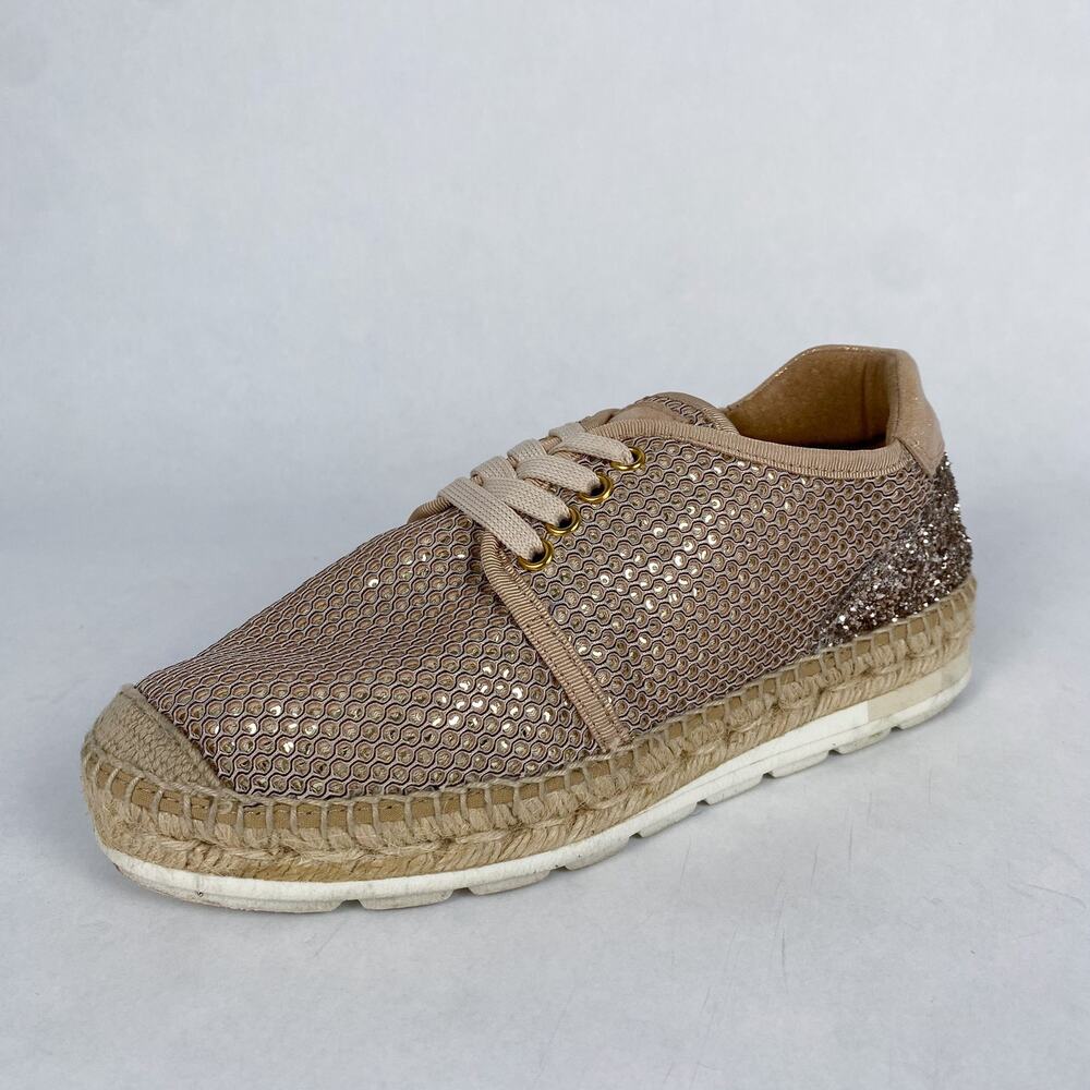 Kanna Confess Oro Rose Gold Espadrille Sneakers 38